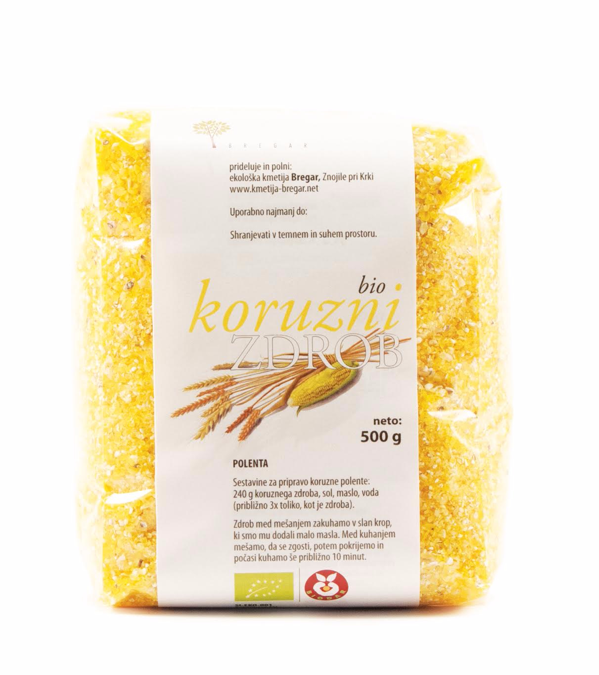 Bio koruzni zdrob - Substralovi vrtičkarji